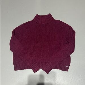 American Eagle Outfitters Burgundy Sweater